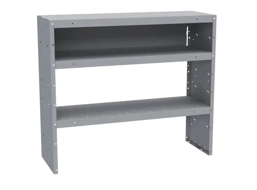 48423 – HOLMAN Van Storage System Shelf Unit, 42 Inch Width x 36 Inch Height x 14 Inch Depth Square End Panels 3 Shel...